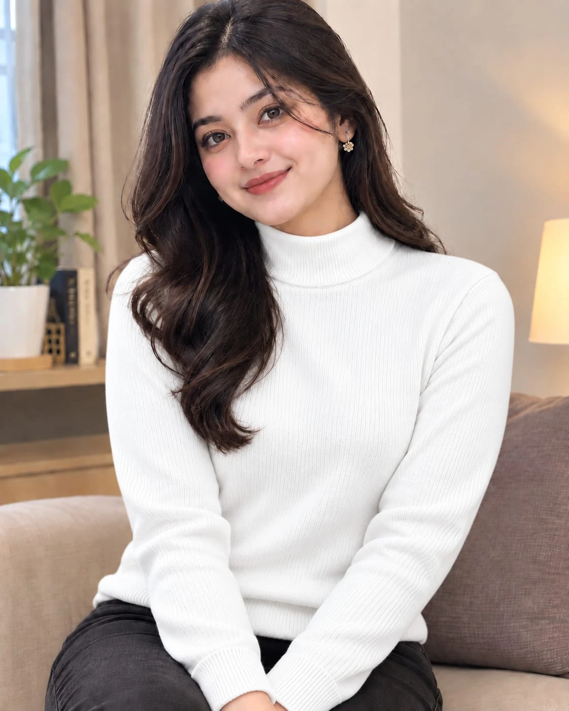 Premium Ribbed High Neck Sweater ✨