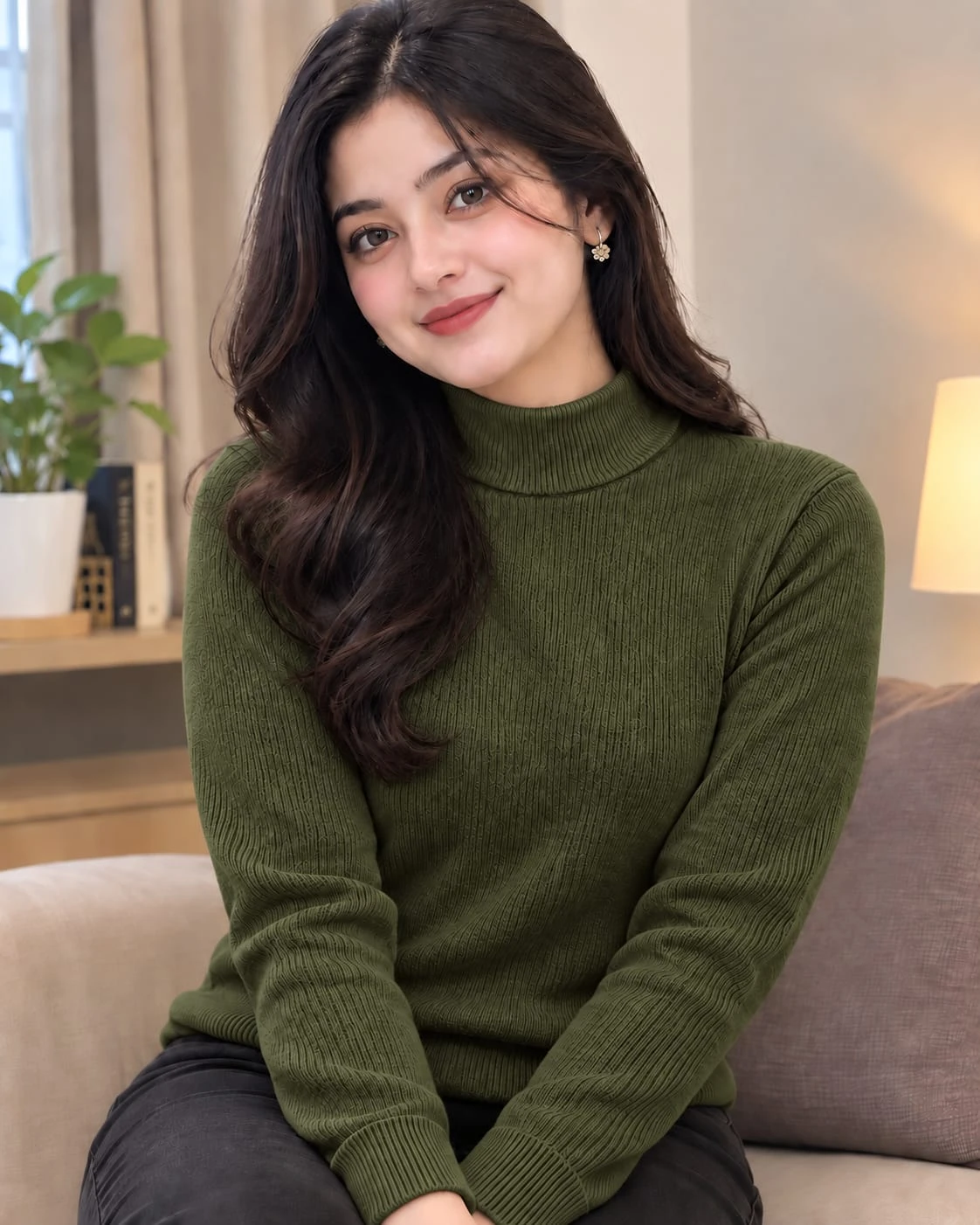 Premium Ribbed High Neck Sweater ✨