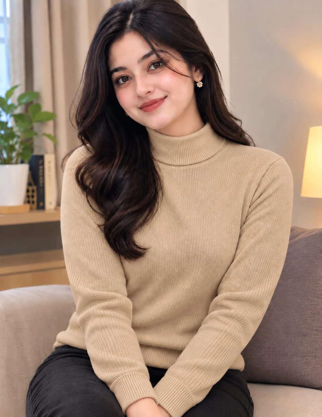 Premium Ribbed High Neck Sweater ✨